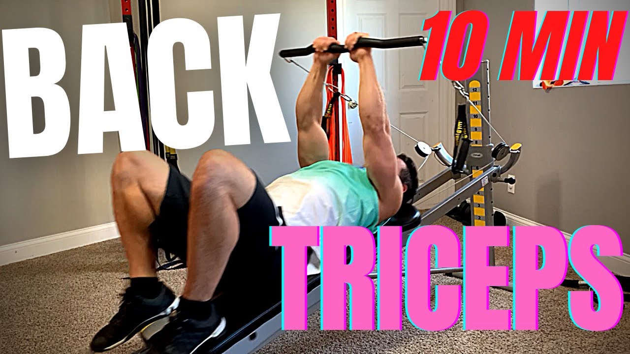 Total Gym Back and Tricep Workout | 10 min