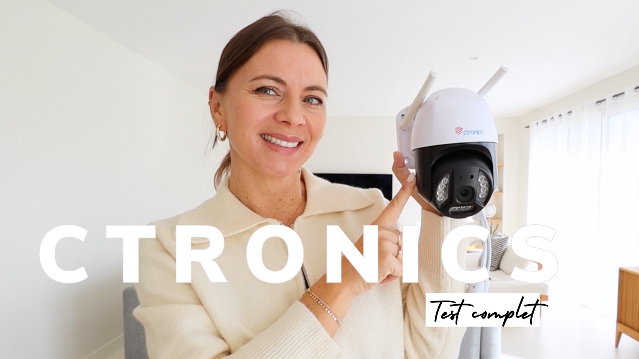 CAMÉRA CTRONICS 4K 8MP WIFI - Le test complet !