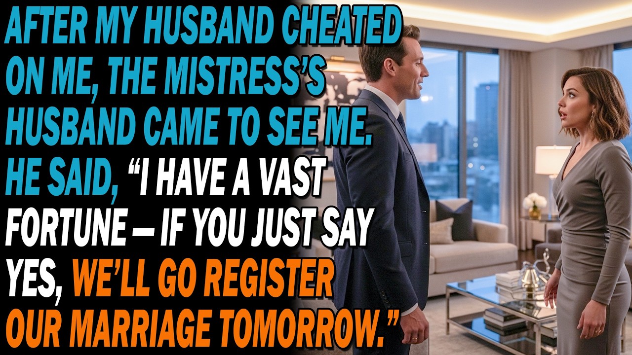 After My Husband Cheated,The Mistress’s Husband Came To Me And Said“I Have A Lot Of Assets—Marry Me”