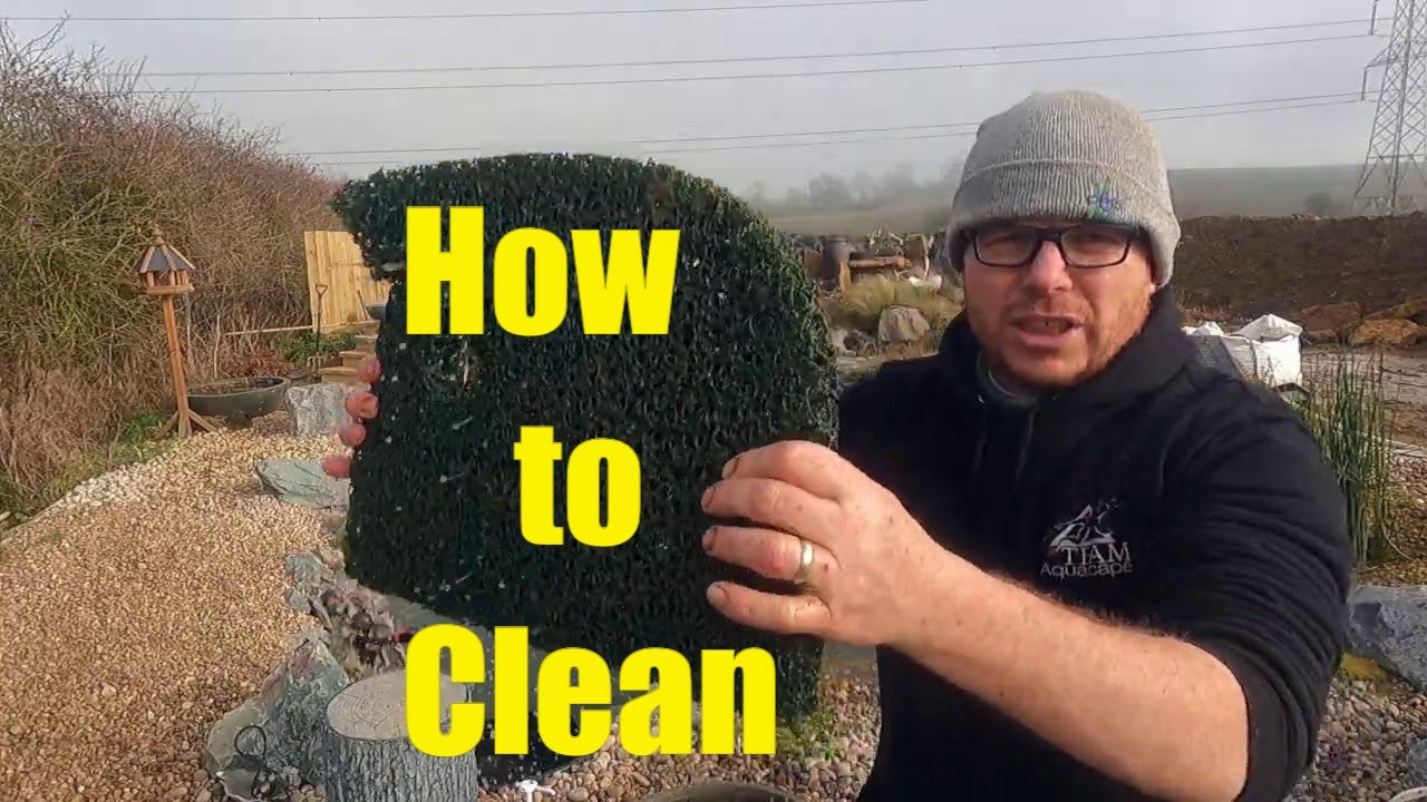 How to Clean a Waterfall Filter and a Pond Skimmer UK