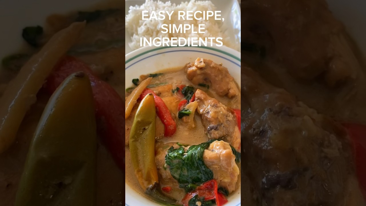 Chicken with coconut milk