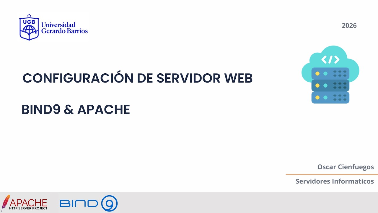 Configuración de servidor web DNS & WEB