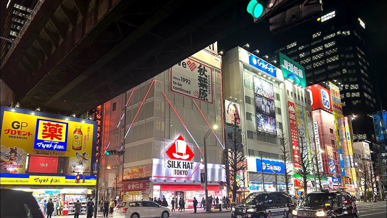 Tokyo Night Walk in Akihabara | Electric Town 4K HDR