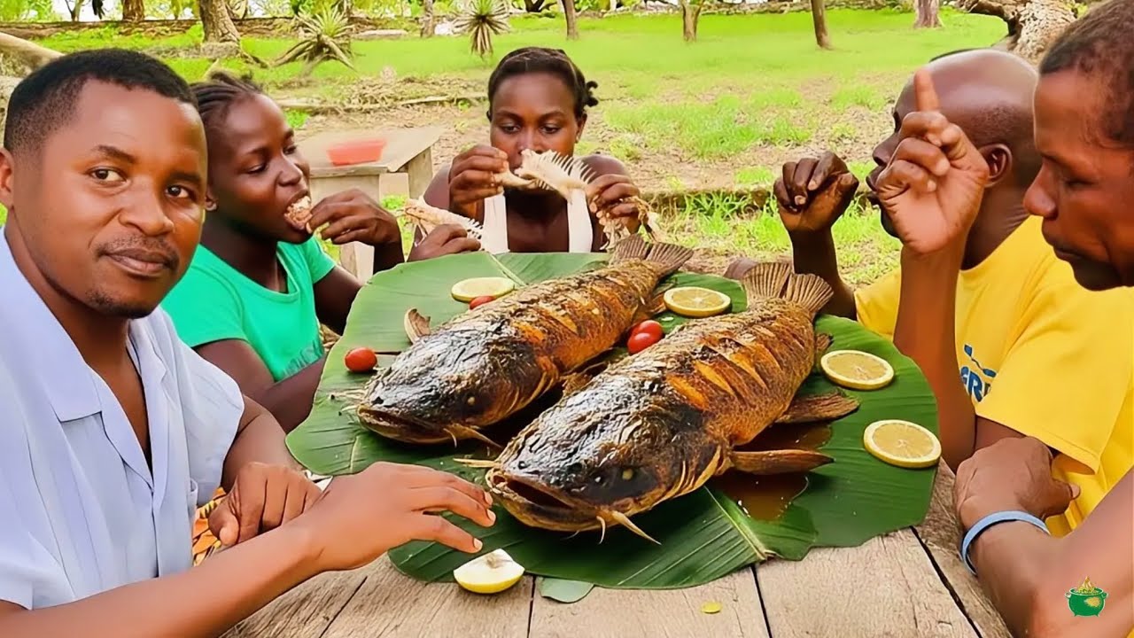 Epic Catfish Feast | 2 | Huge Fish from the Lake, Grilled & Clay-Fried! 
