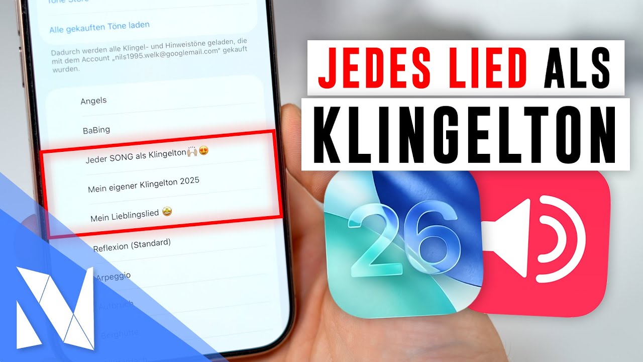 iPhone Klingelton ändern & JEDES LIED einstellen (NEUE METHODE mit iOS 26) 🎶 🛎️ | Nils-Hendrik Welk