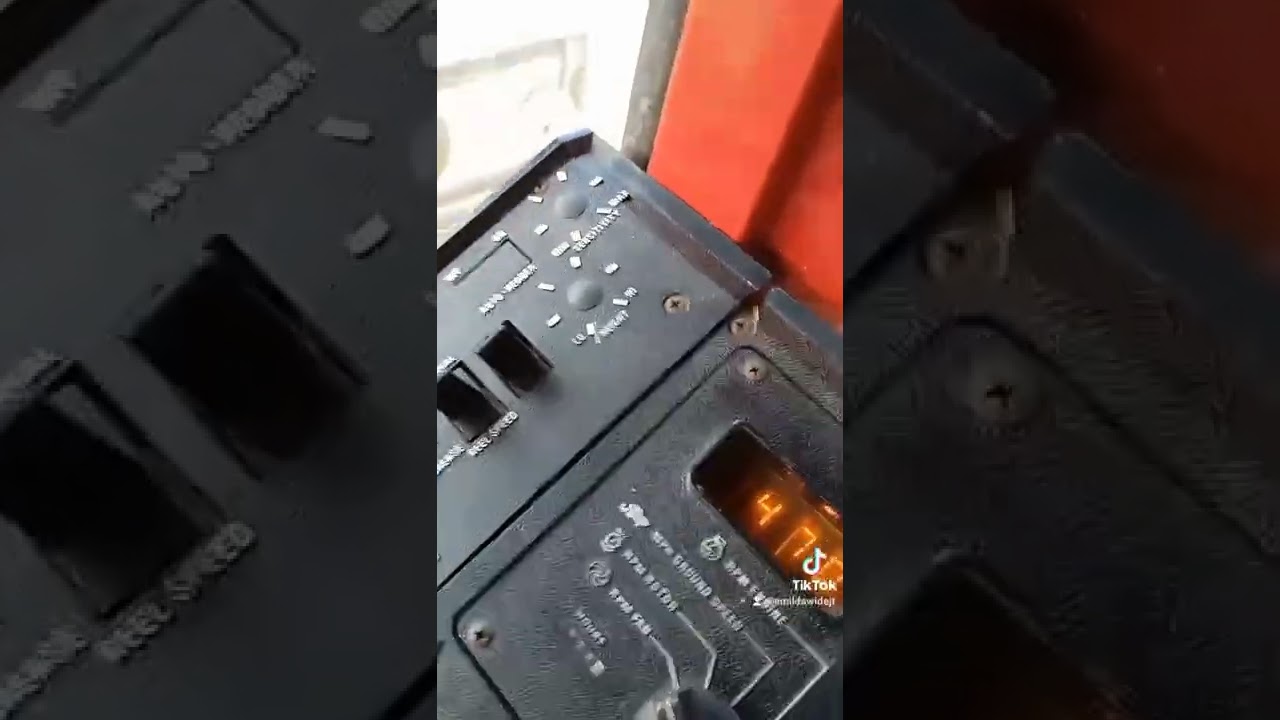 IHC case 1440 widok z kabiny podczas pracy