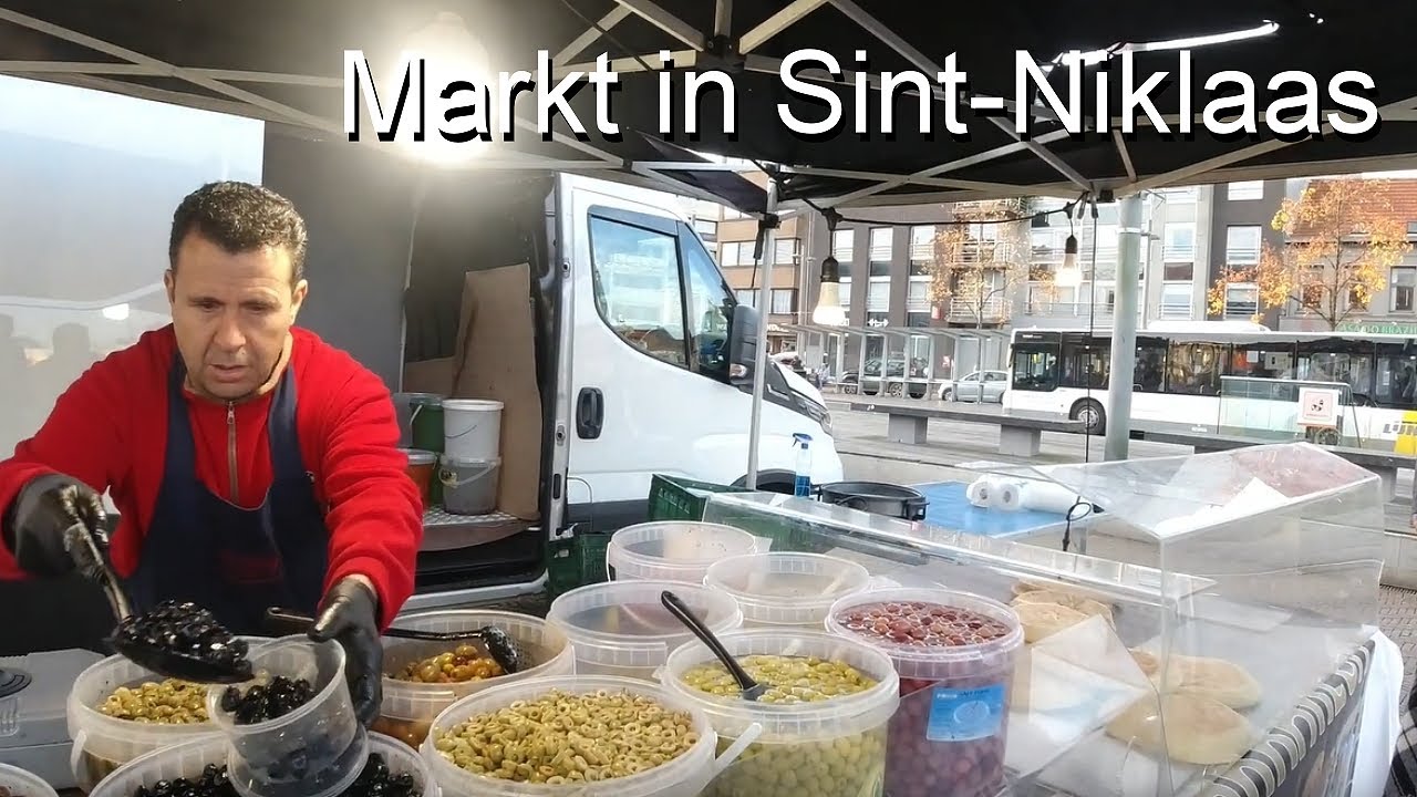 Donderdagmarkt in Sint Niklaas Oost Vlaanderen