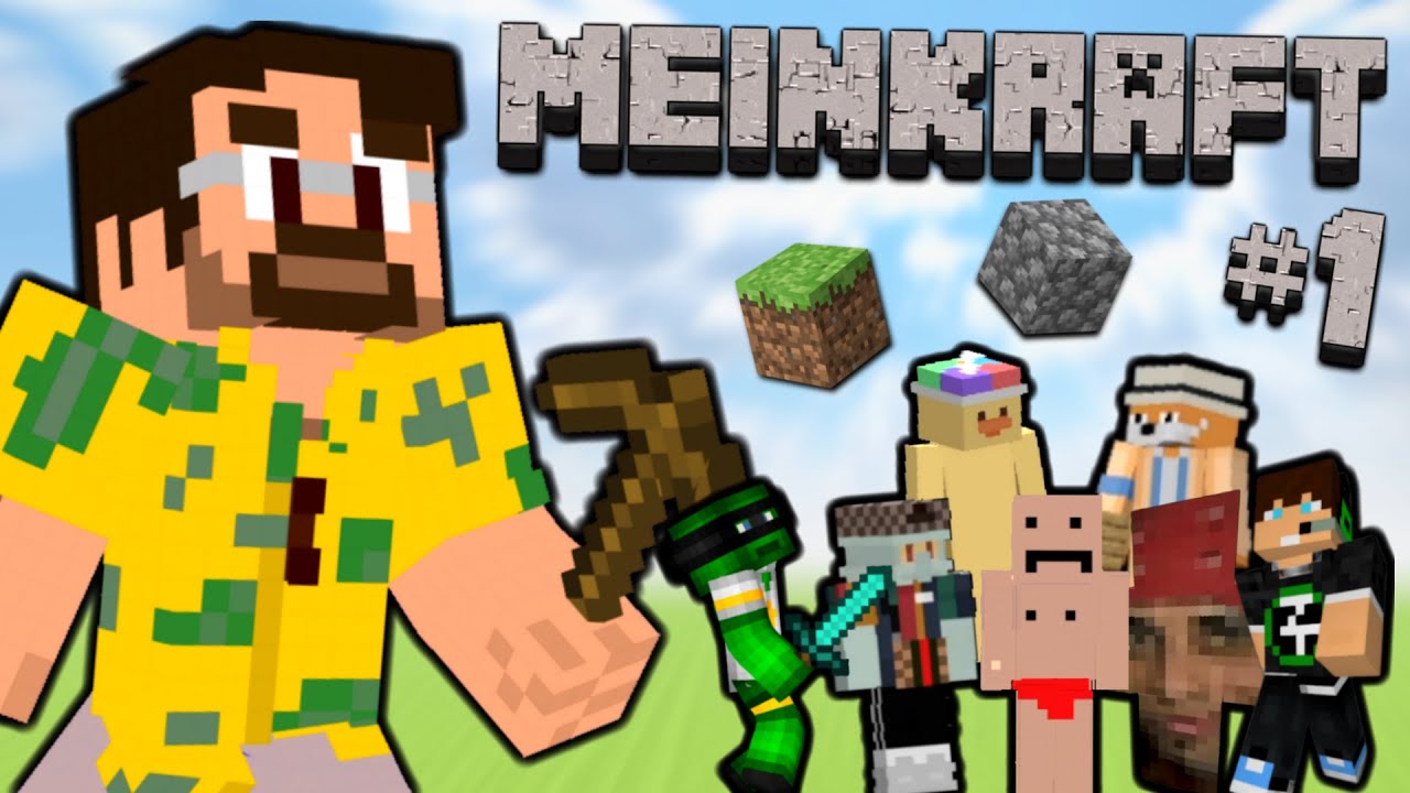 MINECRAFT #1 ft. Zerator, Antoine Daniel, Baghera, Mynthos, AngleDroit, Horty & Etoiles ! (SDL #63)