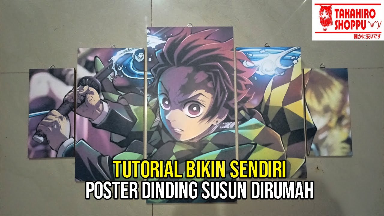 DIY CARA BIKIN POSTER DINDING SUSUN SENDIRI DIRUMAH !