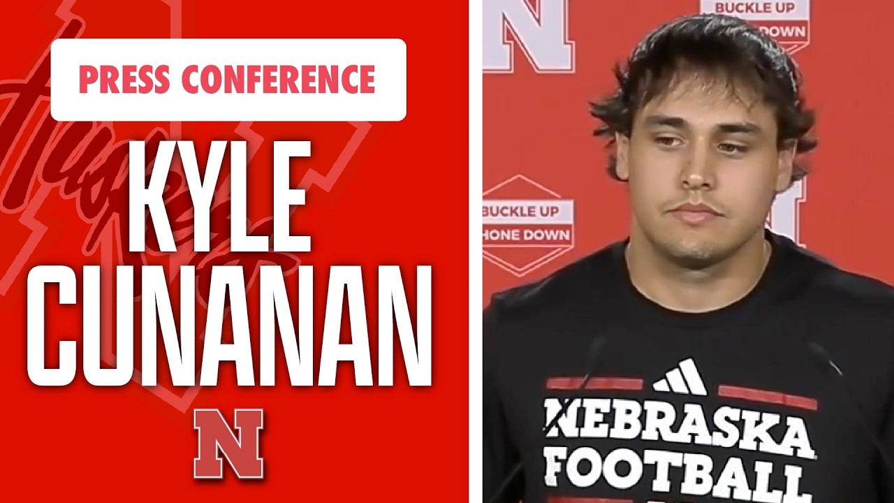 Nebraska Football PK Kyle Cunanan meets with the media on Wednesday I GBR