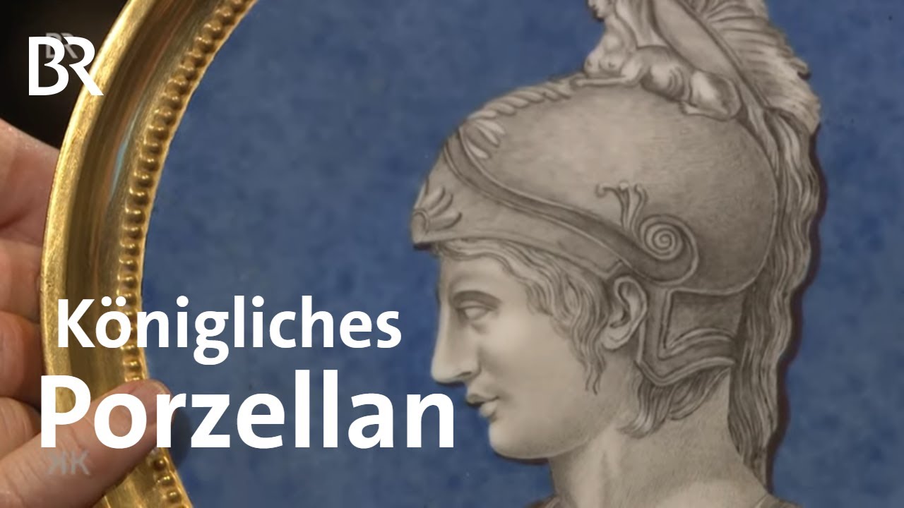 Königlicher Fund: Porzellanplatte 