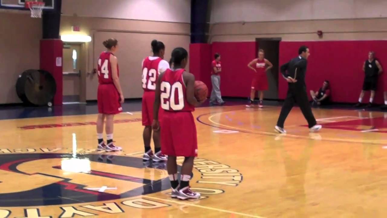 2010-11 Dayton Women's Basketball - Practice/Captains