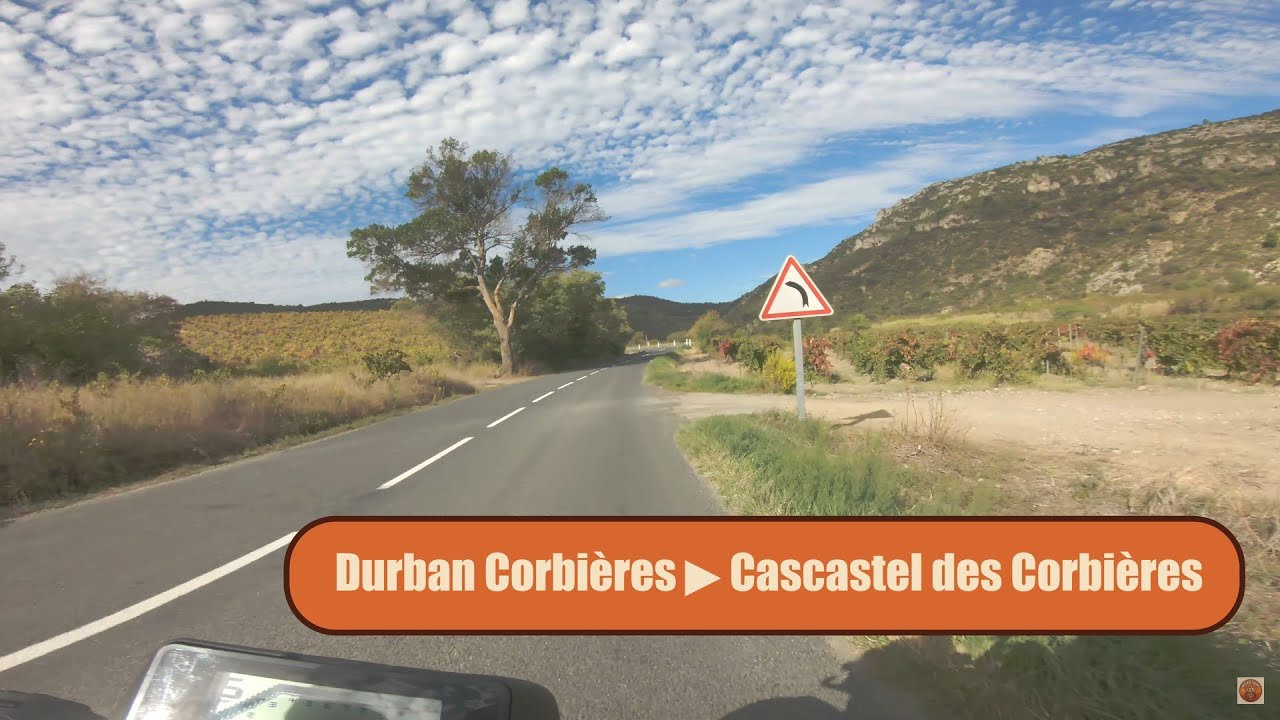 Durban-Corbières  Villeneuve Les Corbières  Cascastel des Corbières | 6,3km | Zontes Scrambler X 125
