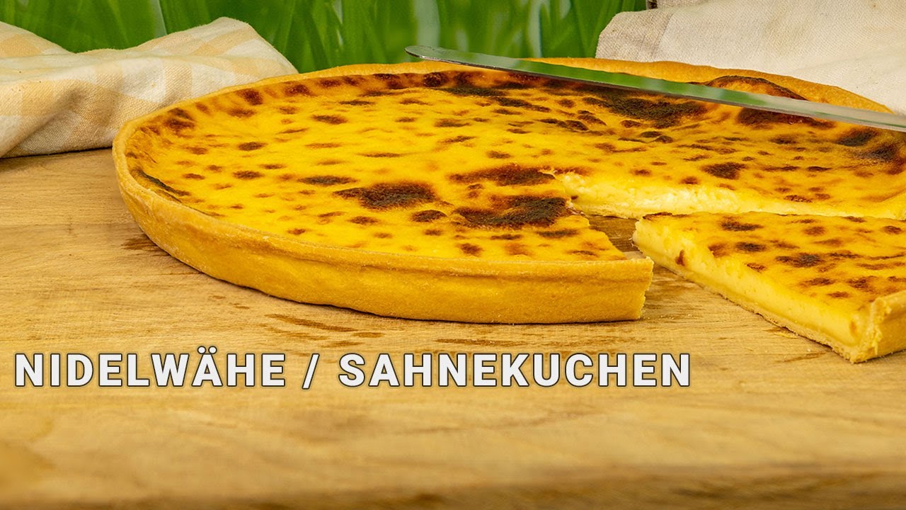 Nidelwähe / Sahnekuchen - Der beste Kuchen aus der Schweiz