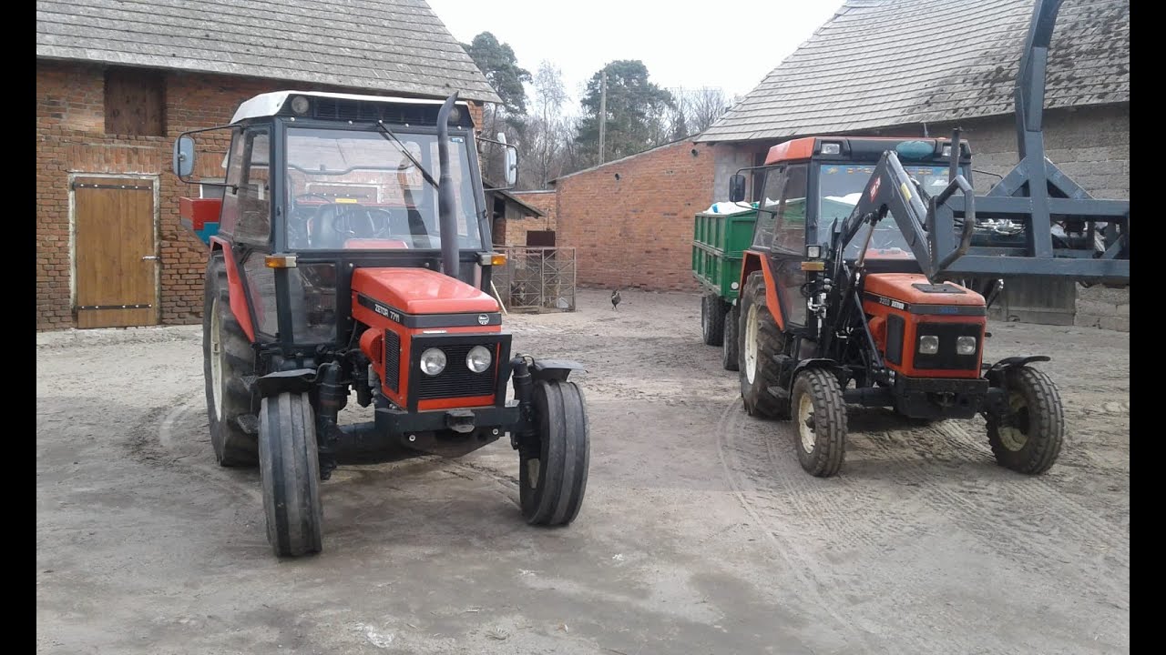 Nawozy 2019 ☆ Ekstremalne nawozy na dwa Zetory ☆ Zetor 7711 i Zetor 3320 ☆