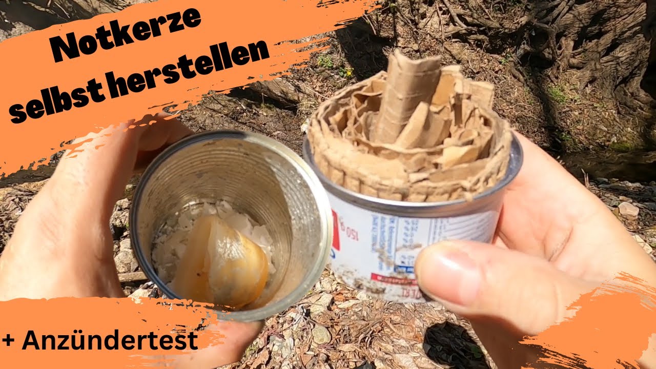 Wie geht eine Nottfallkerze herstellen ?