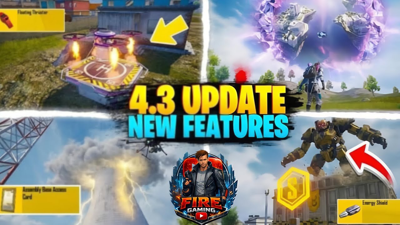 BGMI 4.3 Update 😱 New Secret Features | Drone, Dimensional Portal, Shield & UI Changes #bgmi #pubg 