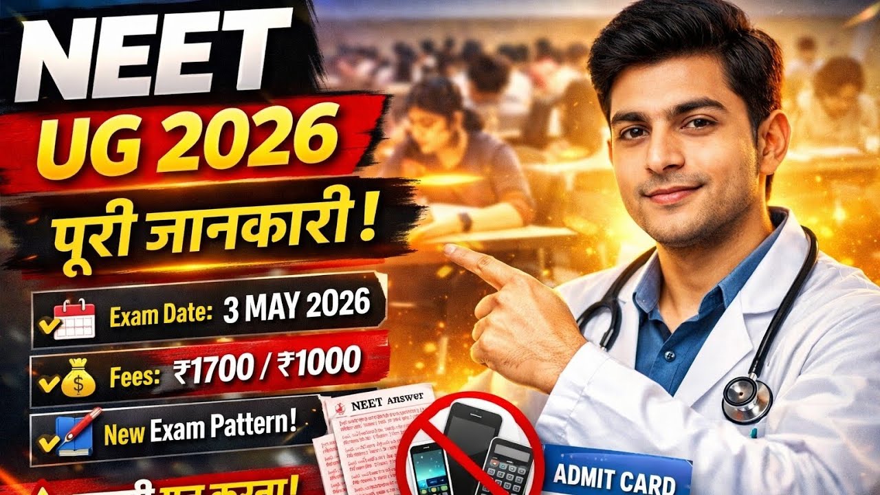 NEET UG 2026 Big Update 😱 | Exam Date, Registration, Fee, New Pattern | Official Bulletin