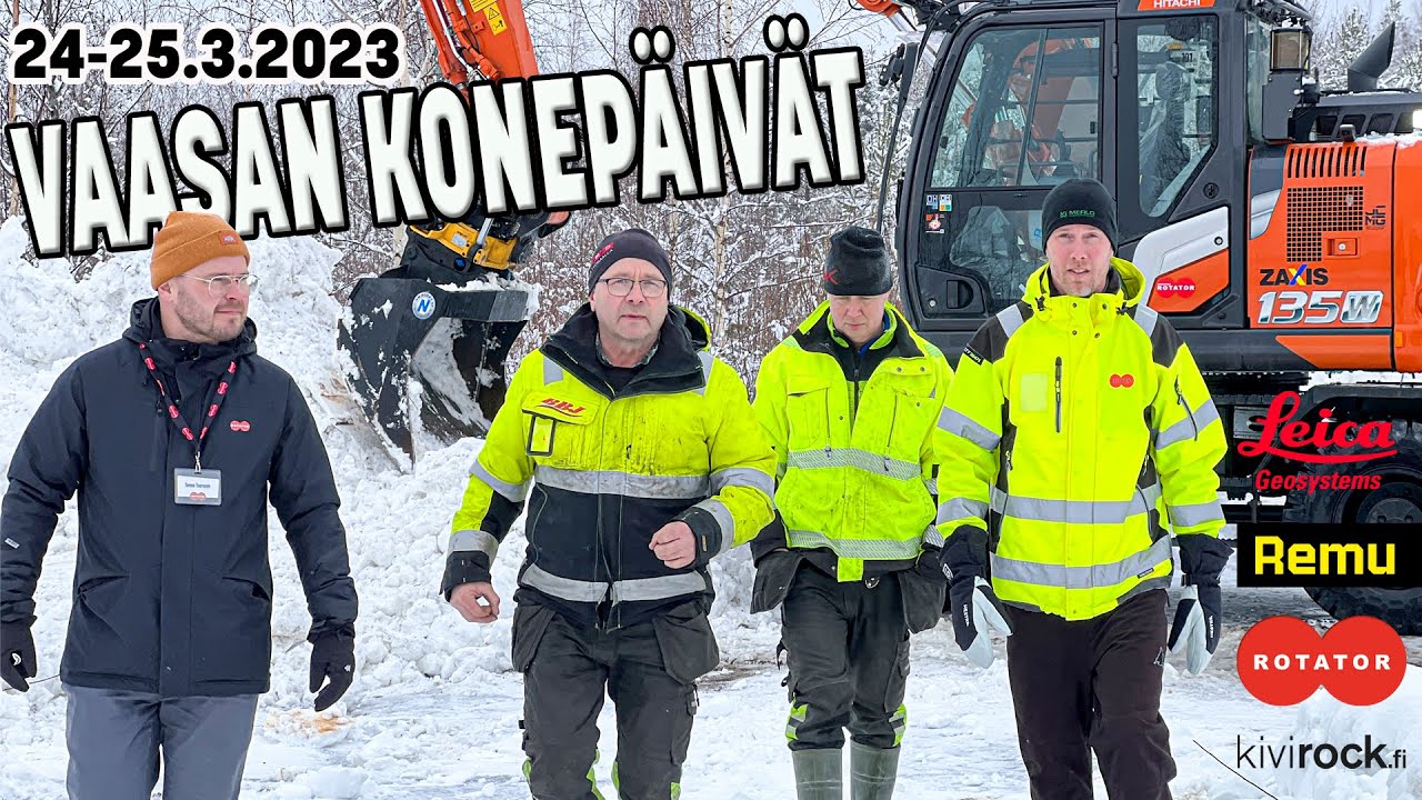 Rotator Konepäivät Vaasa 24-25.3.