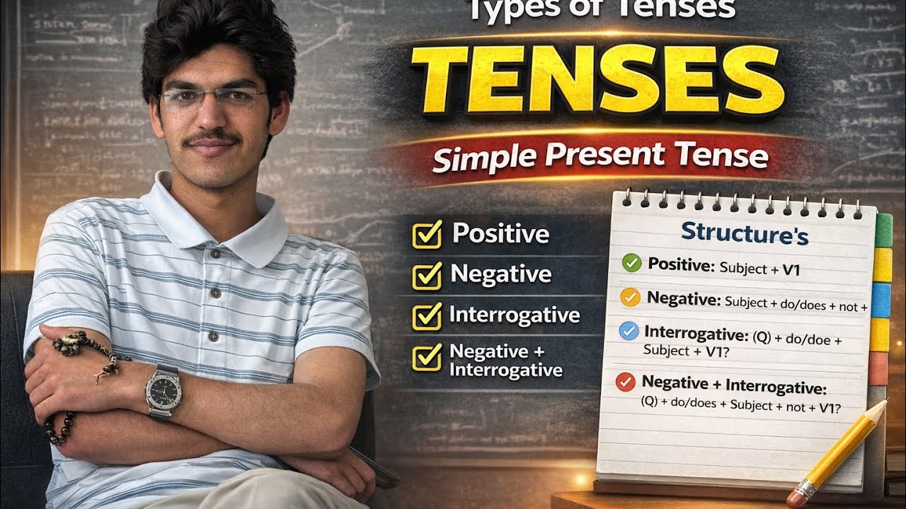 what is tense .  Types of Tenses . . .  Simple present tense 