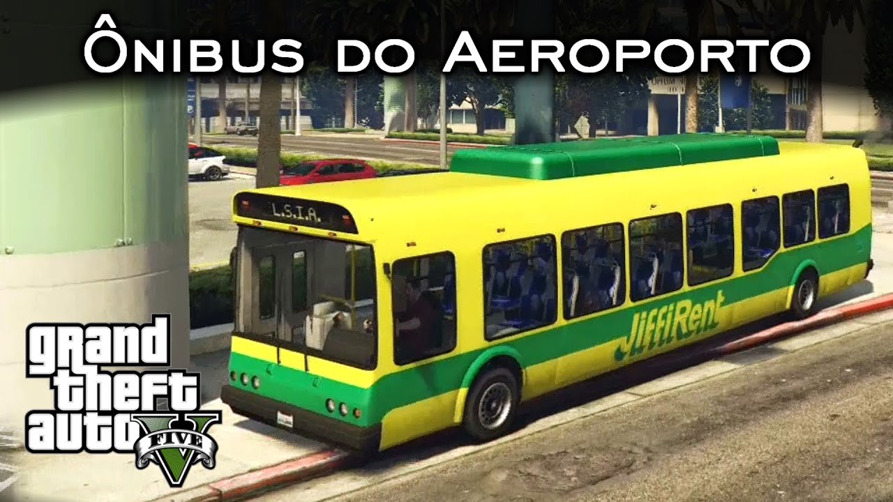 Michael do Busão: Ônibus do Aeroporto | 1ª pessoa! | GTA V Nova geração [PT-BR]