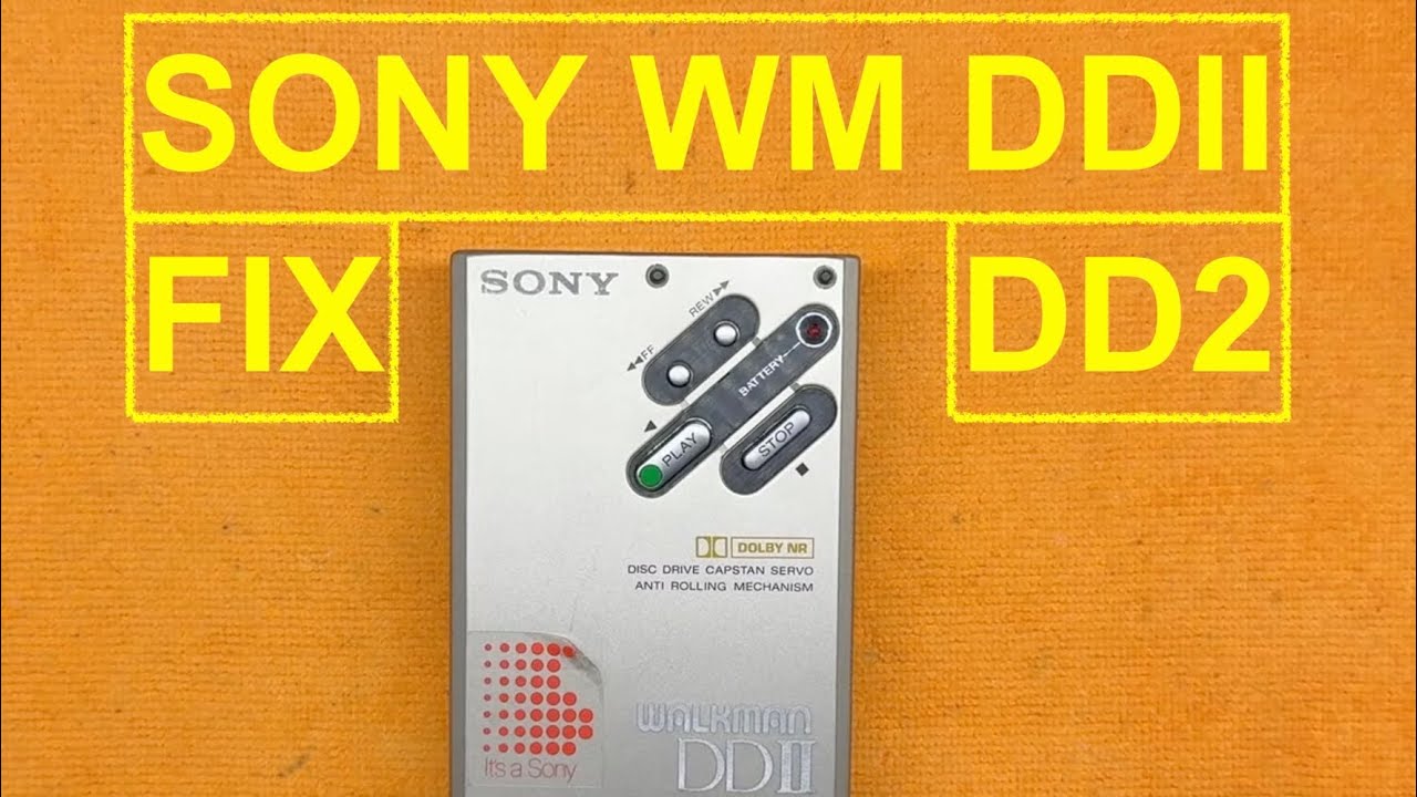 Ремонт кассетного плеера SONY WM DDII DD2 #сделайсам #ремонт #япония #продажа E0116