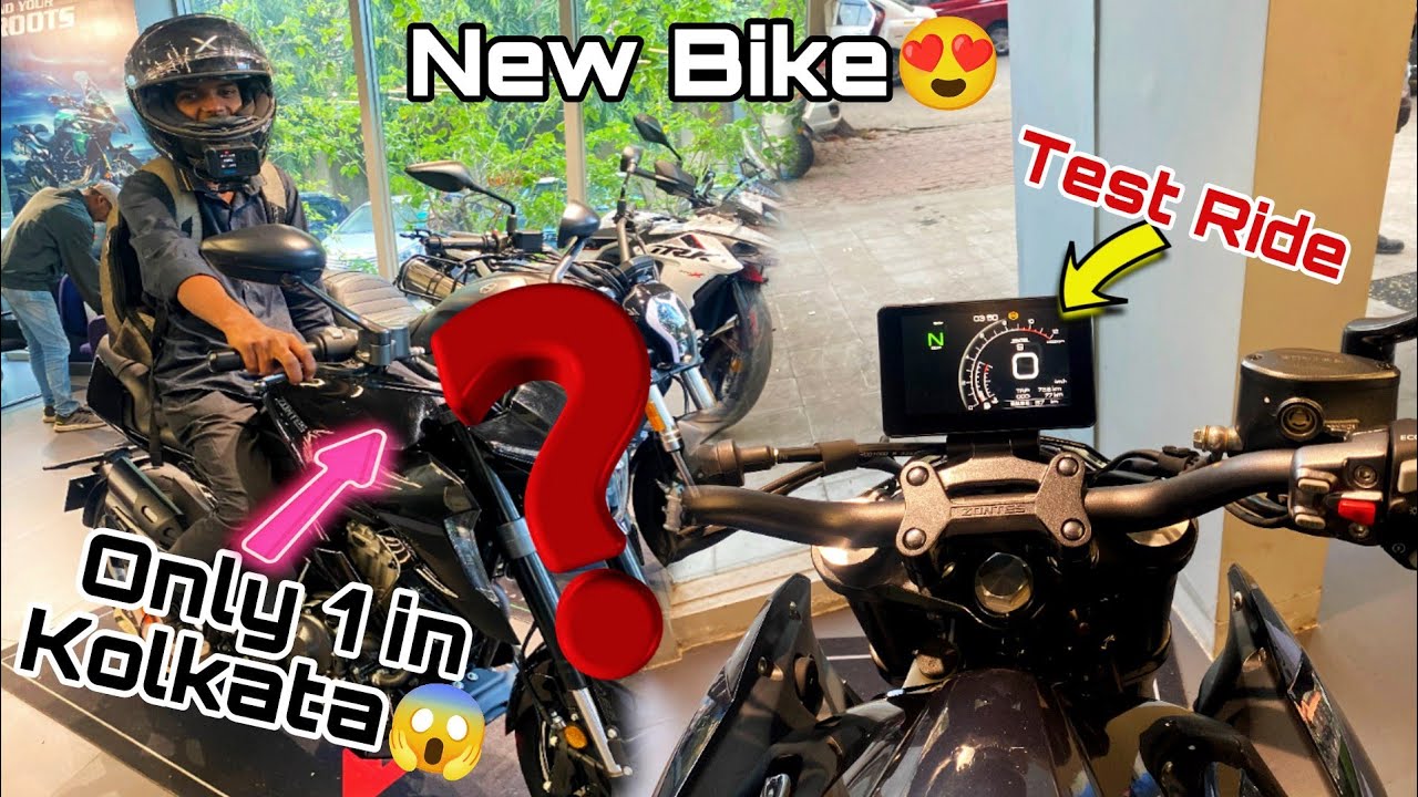 New Bike Zontes 350R😍 || Test Ride || Only 1 in Kolkata 😱