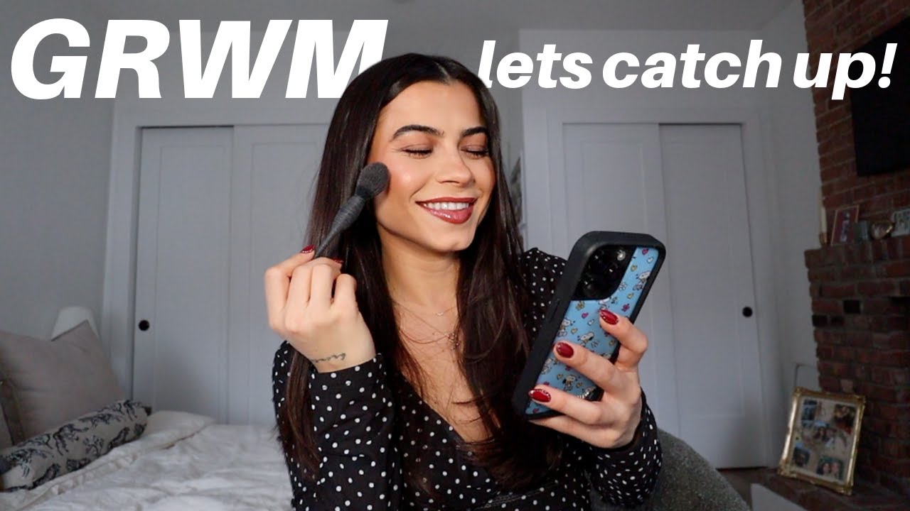 grwm like we're bffs on FaceTime *I moved in with my BF?!*