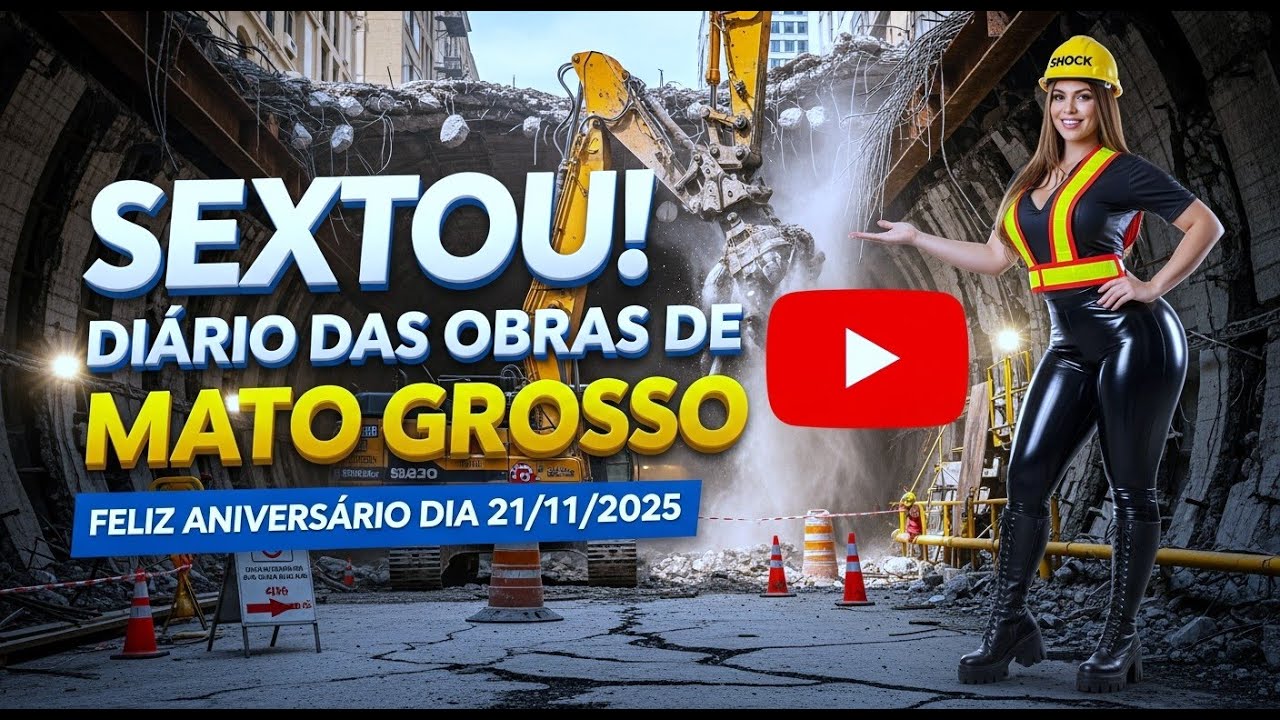SEXTOU! DEMOLI&Ccedil;&Atilde;O CONTINUA NO DI&Aacute;RIO DAS OBRAS DE CUIAB&Aacute; MATO GROSSO.