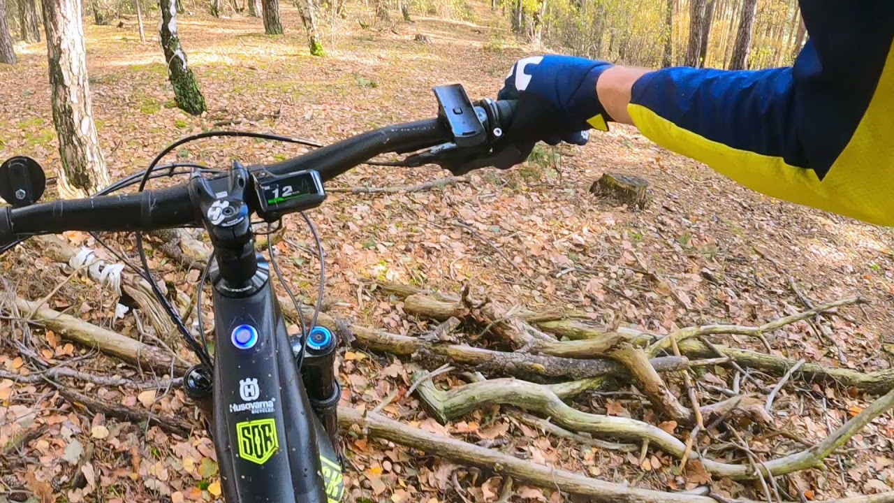 Mit Husqvarna EMTB über'n Pfahl und s' Sandhölzl