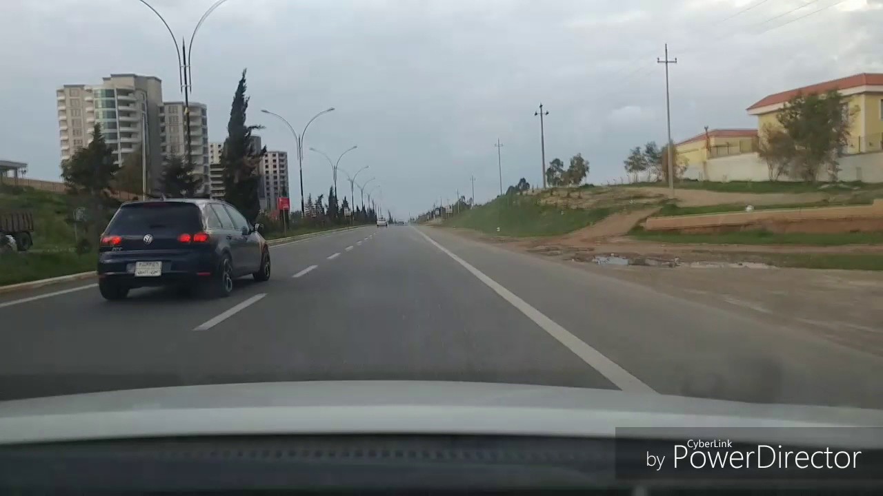 ڕێگای نێوان مەسیف بۆ هەولێر road Masif to Erbil 2017