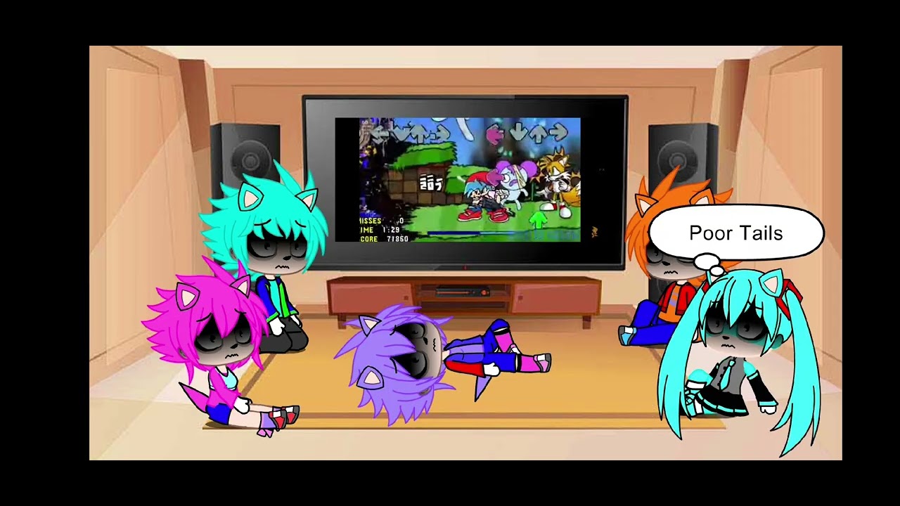 Gage's Family React To Fnf Pibby Sonic Need For Speed
