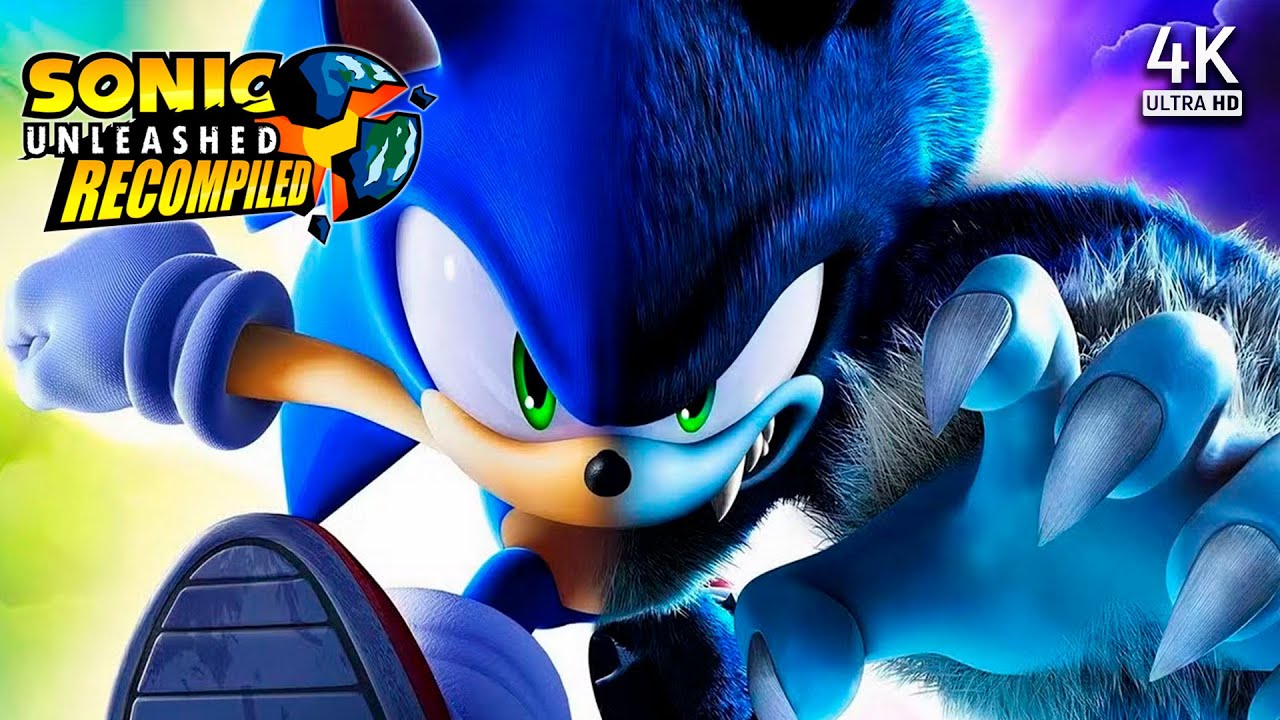 SONIC UNLEASHED RECOMPILED PC Pelicula Completa en Español | Historia (4K 60FPS)