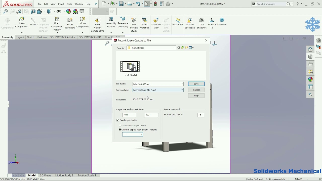 How to Record HD Video in SolidWorks .  #designwithajay   |Design With Ajay| @DesignWithAjay