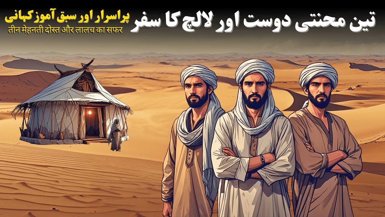 3 Mehnati Doston Ki Kahani | Urdu Moral Story | Sabaq Amoz Kahani | Dil Ko Choo Lene Wali Kahani