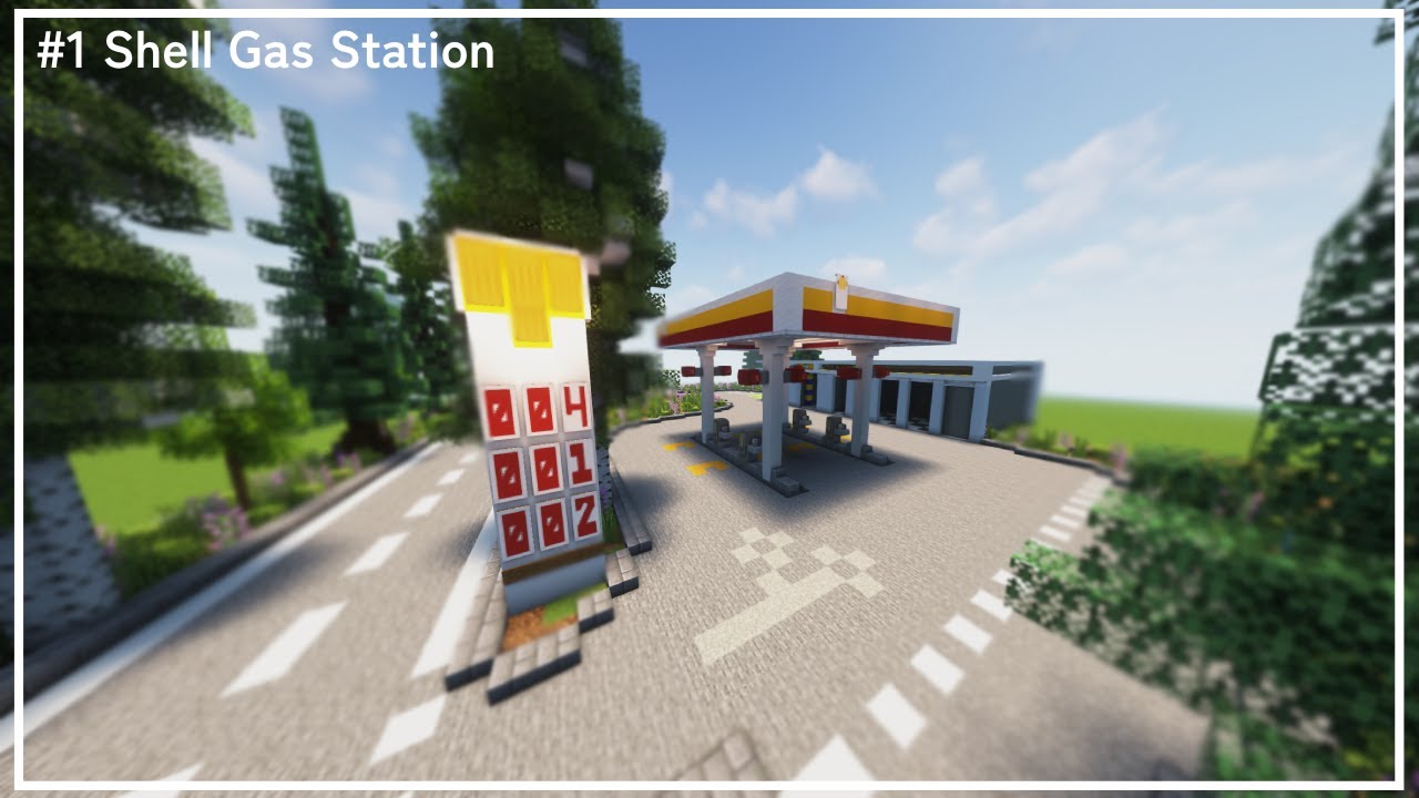 Minecraft City #1 | Shell Gas Station