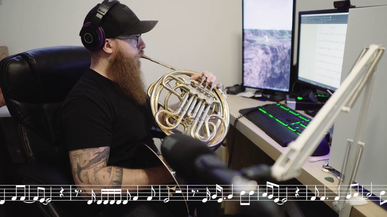 Imagine by John Lennon - French Horn Solo! (play along)