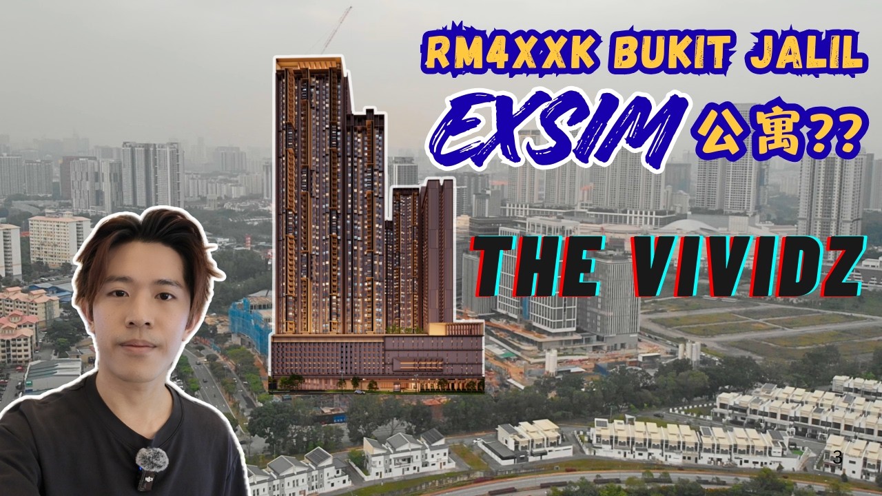 [EP4] Bukit Jalil 有 RM4xxk 公寓❓❗️ The Vividz 实地看房 + Showroom Tour
