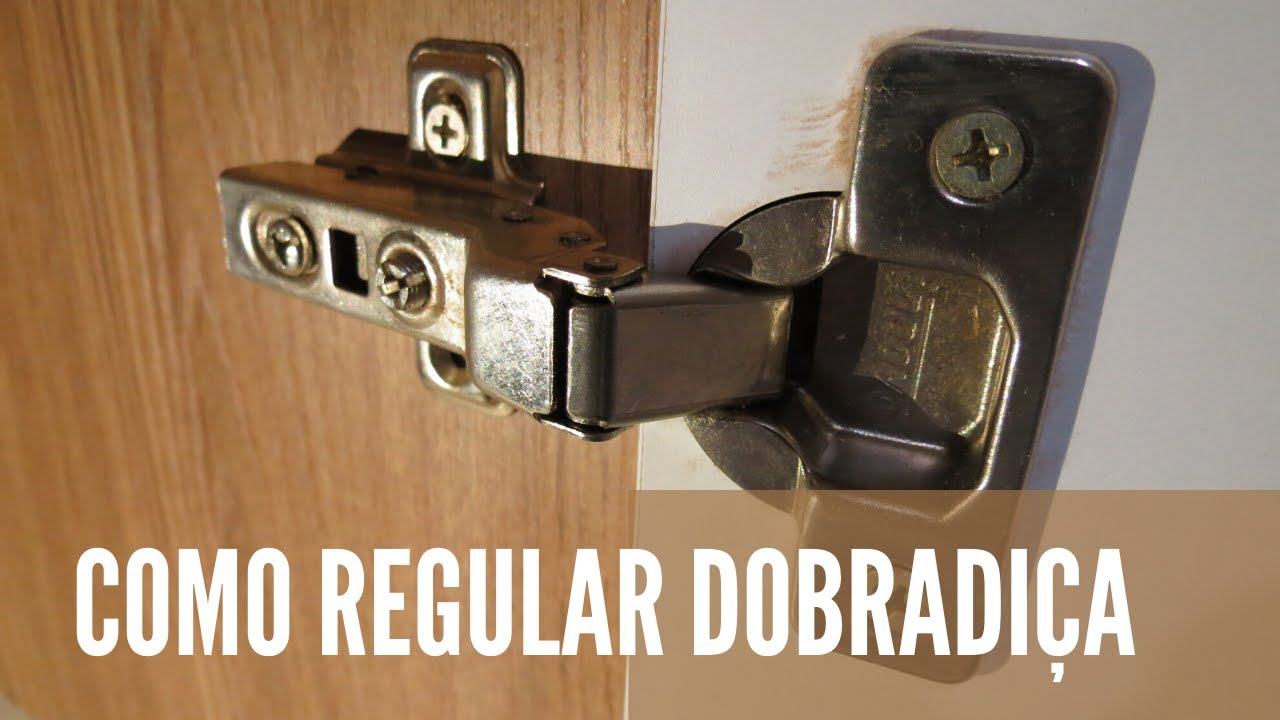 Como Regular Dobradiça De Armário  Vídeo 01