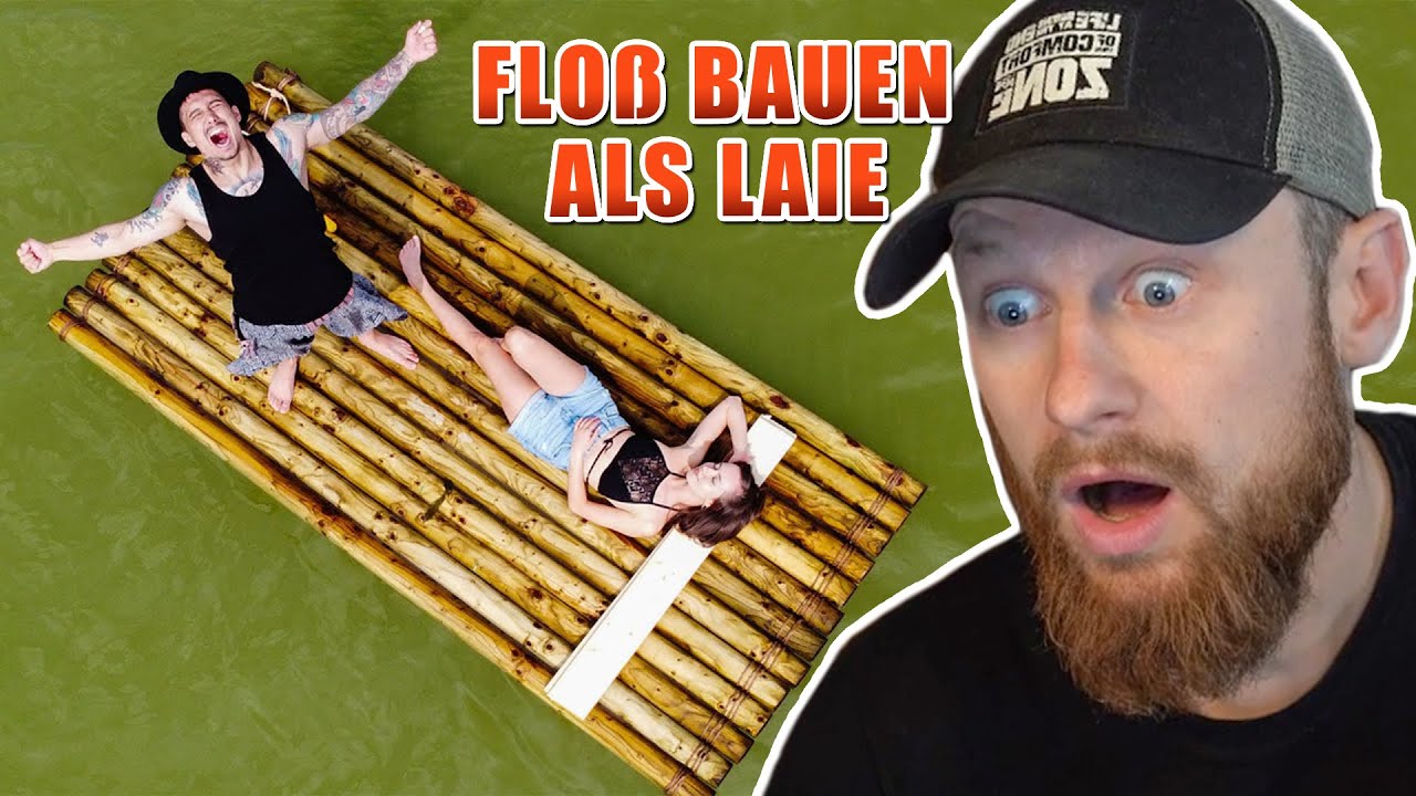Fritz Meinecke reagiert auf Julien Bam baut ein FLOß (ohne Erfahrung)