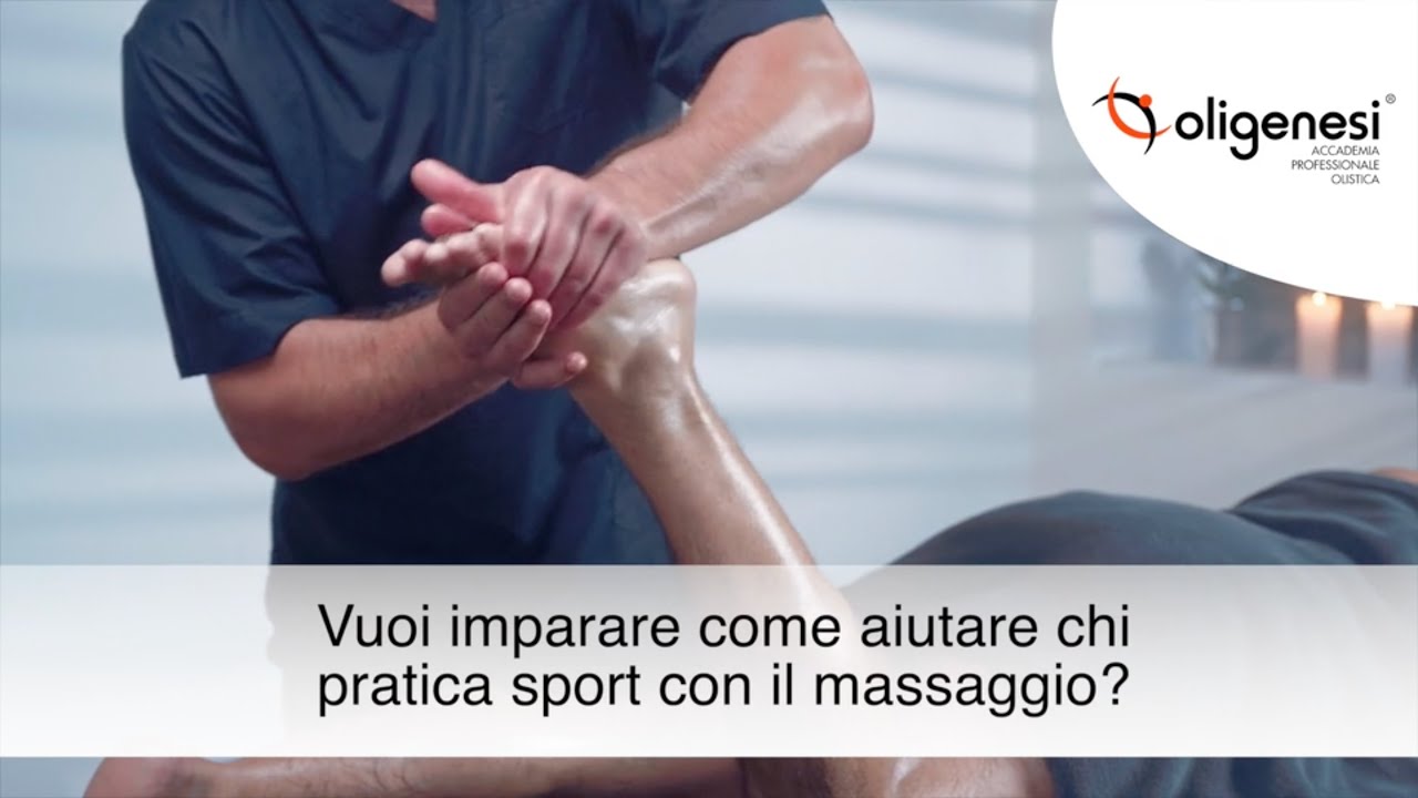 Iscriviti al Corso di Massaggio Sportivo Decontratturante con Oligenesi