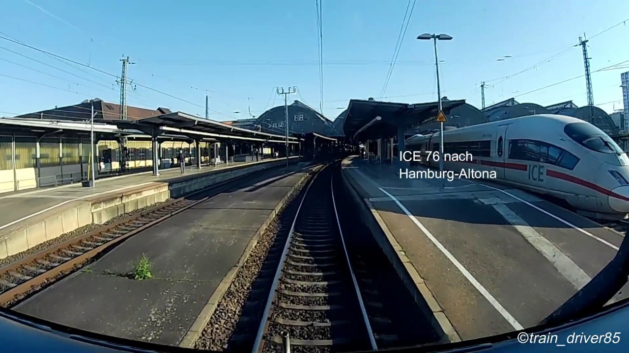 Karlsruhe Hbf nach Mannheim Hbf über Graben Neudorf (Nebelfahrt)