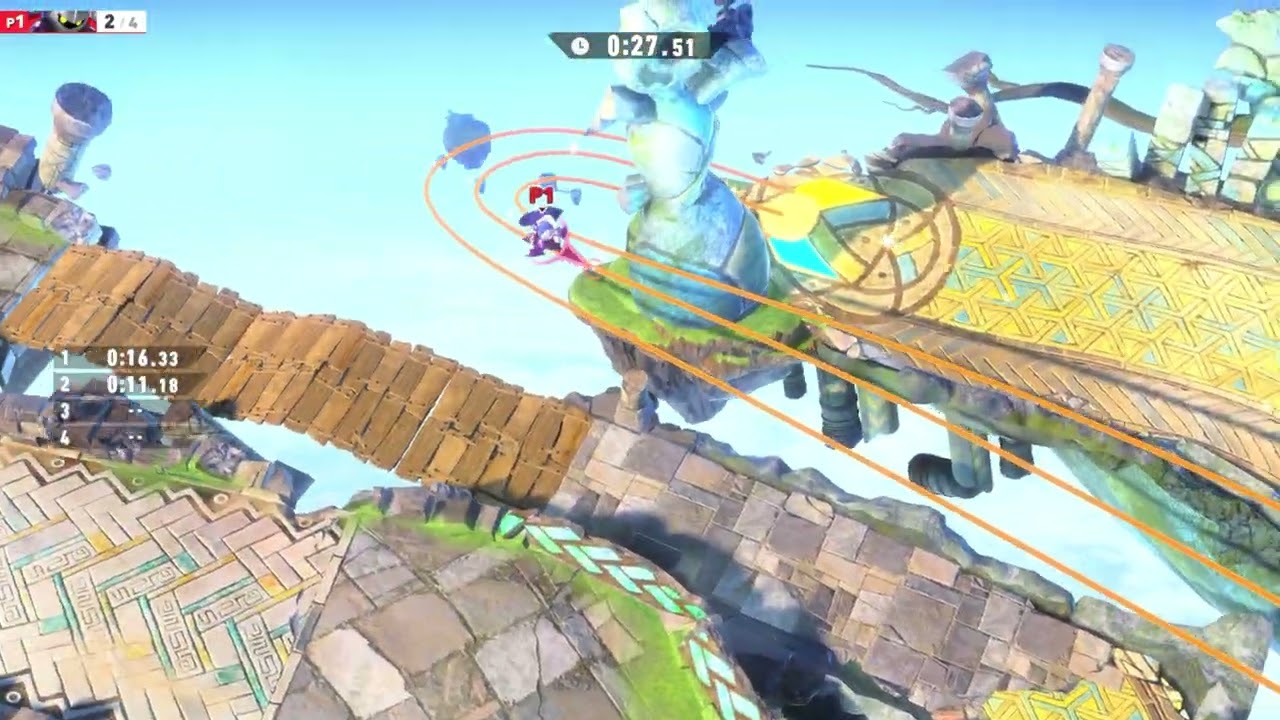 Kirby Air Riders - Top Ride Time Attack: Air with Meta Knight