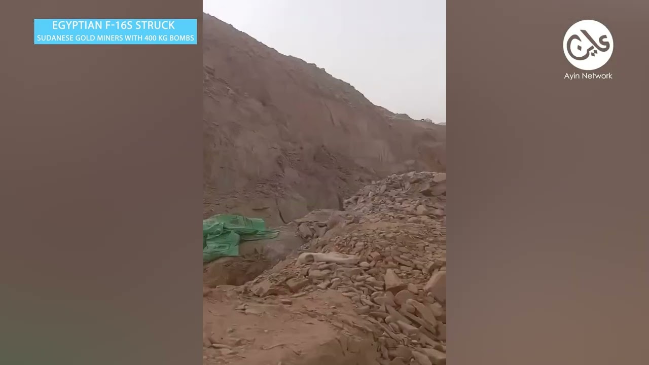 Egyptian F-16s struck Sudanese gold miners with 400 kg bombs