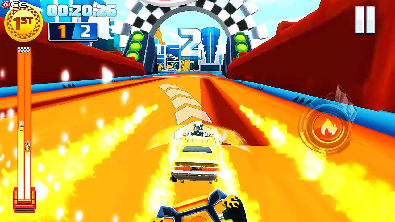 Hot Wheels Unlimited - Build-A-Race - Impossible Stunts Car Racing - Android GamePlay