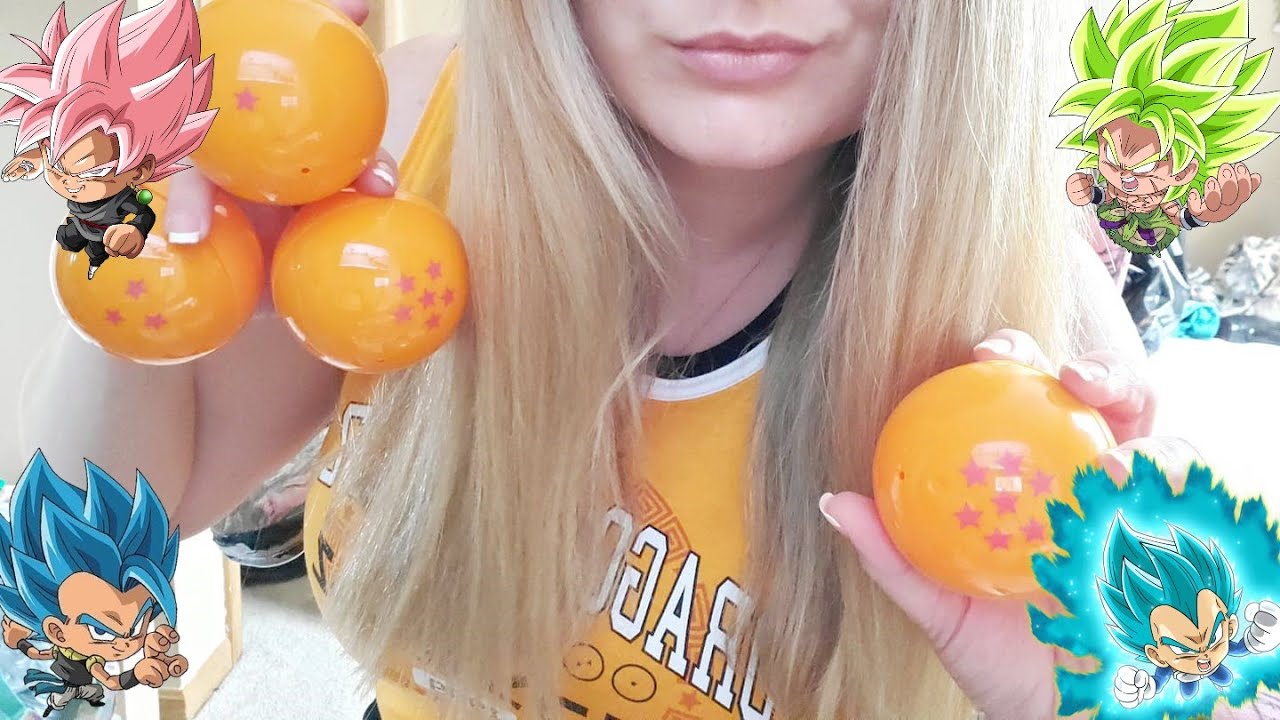 Asmr-🐉Mystery Dragon Balls!🐉Mini figures inside! (Tapping and whispering)