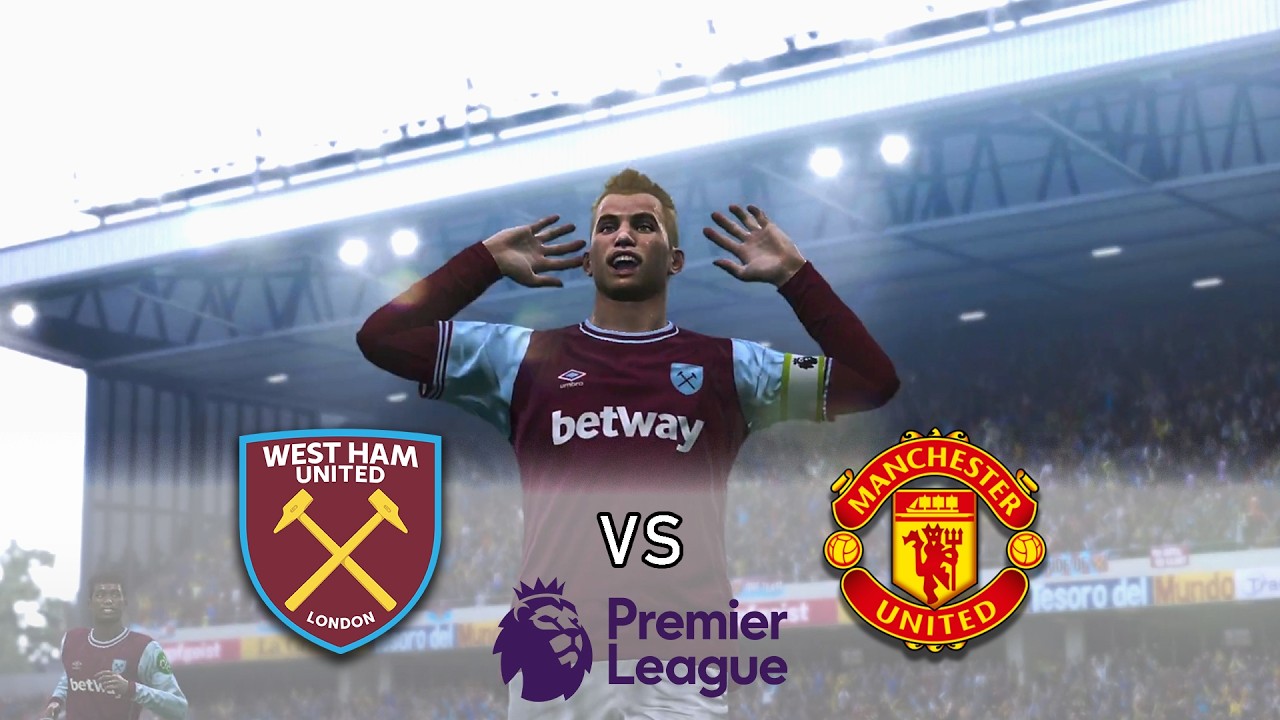 WEST HAM UNITED VS MANCHESTER UNITED  | FULL MATCH | Premiere League 2025/26 | eFootball PES 2021
