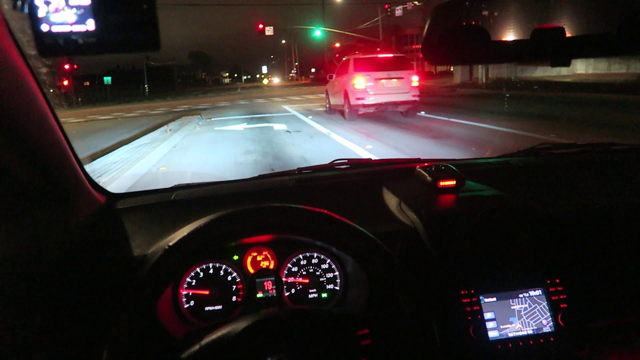 2010 Nissan Sentra SL POV Test Drive At Night | GPS Navigation System | Autool X60