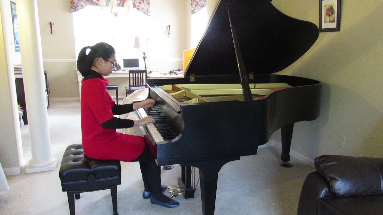 Anna Zhou, Sonata in B flat Major K498a 1st mvt, by W. A. Mozart, Piano