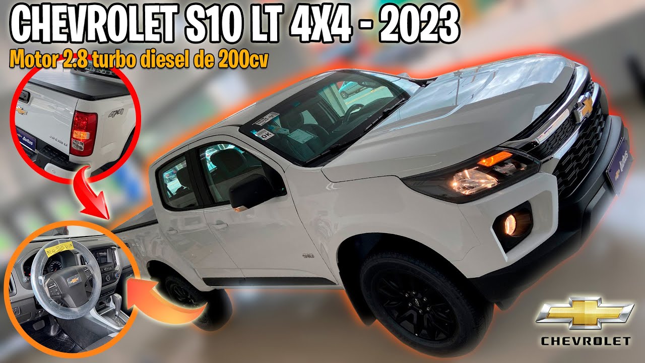 With a 13.3% discount for rural producers, this is the 2023 Chevrolet S10 LT 4x4 Diesel CD! For 2...